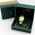 Rolex Vintage Oyster Perpetual Date Ref 1503 14K Gold Silver 